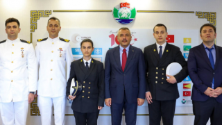 Rize Valisi Baydaş Denizcilik Camiasını Ağırladı