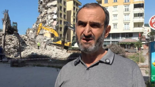 Rize'de boşaltılan binaların yıkımı devam ediyor