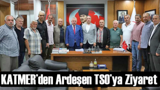 AK Parti Rize İl Başkanlığı’ndan Ardeşen TSO’ya Ziyaret