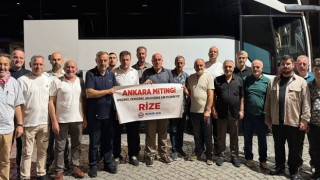 Rize Memur-Sen, Ankara'daki Toplu Sözleşme Mitingi İçin Yola Çıktı