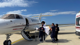 Rize’den GATA’ya Uçak Ambulansla Hasta Sevki