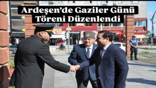 Ardeşen’de Gaziler Günü Töreni Düzenlendi